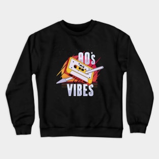 80's Vibes - Retro Cassette Tape - Mixtape Crewneck Sweatshirt